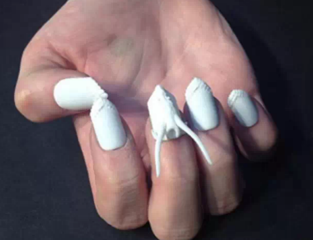 3D打印定制加工美甲，讓指甲酷炫成焦點