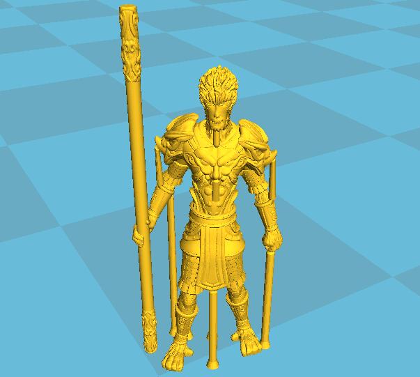 3D打印動(dòng)漫手辦之大圣歸來